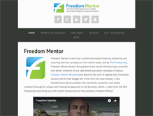 Tablet Screenshot of freedommentors.com